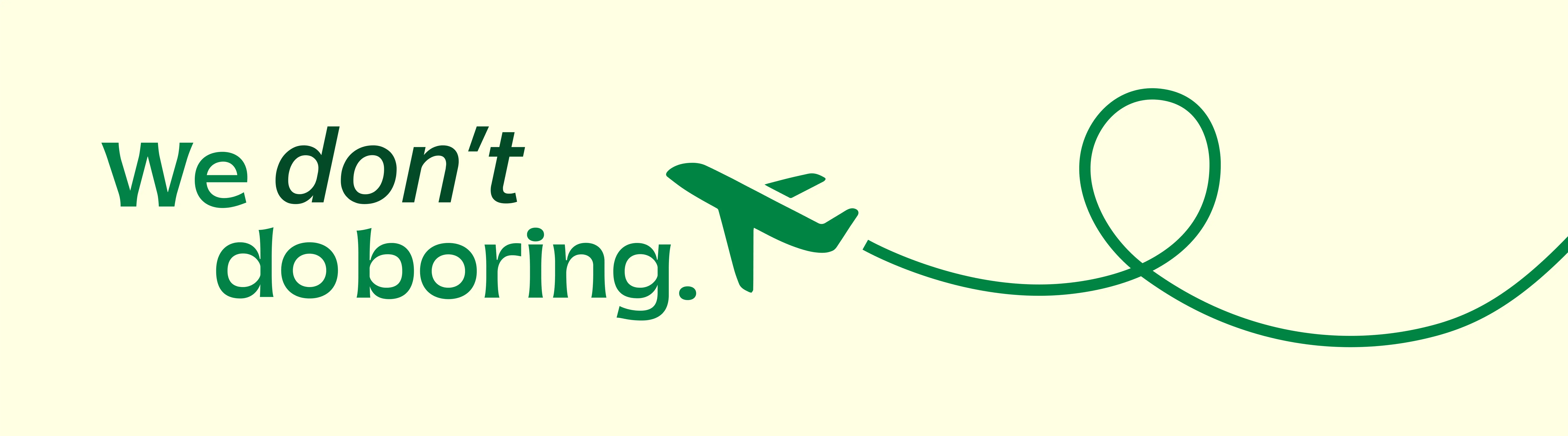 Footer slogan